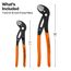 2-Piece Straight Jaw Quick-Adjust Pump Pliers Set, D5052BSKIT