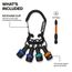 Carabiner Bit Holder Set, 5 Piece, K33850