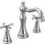 Weymouth Chrome 2 Cross Handle High Arc Bathroom Faucet W M-pact Valve, KLWE-D-TS42114CR