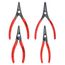 4 Piece Precision Circlip Pliers Set w/ Tool Roll