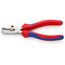 6-1/4" Chrome End-Type Wire Stripper w/ Multi-Component Grips