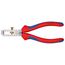 6-1/4" Chrome End-Type Wire Stripper w/ Multi-Component Grips