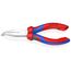 6-1/2" Snipe Nose Side Cutting Pliers, 45-Degree Angle