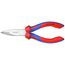 6-1/2" Snipe Nose Side Cutting Pliers, 45-Degree Angle
