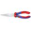 8" Snipe Nose Side Cutting Pliers w/ Comfort Grip