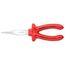 8" Snipe Nose Side Cutting Pliers, 1000V Insulation