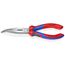 8" Snipe Nose Side Cutting Pliers w/ Comfort Grip, 40-Degree Angle