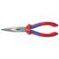 8" Snipe Nose Side Cutting Pliers w/ Comfort Grip, 40-Degree Angle