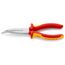 8" Snipe Nose Insulated Side Cutting Pliers, 40-Degree Angle