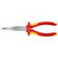 8" Snipe Nose Insulated Side Cutting Pliers, 40-Degree Angle