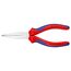 6-1/4" Long Nose Pliers w/ Comfort Grip, Flat Tips