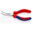 6-1/4" Flat Nose Pliers w/ Multi-Component Grips, 45-Degree Angle