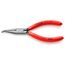5-1/4" Relay Adjusting Angled Pliers, Flat Tips, 40-Degree Angle