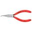 5-1/4" Relay Adjusting Angled Pliers, Flat Tips, 40-Degree Angle