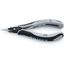 5-1/4" Electronics Pliers w/ Half-Round Tips and ESD Handles, Cross-Hatched