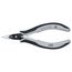 5-1/4" Electronics Pliers w/ Half-Round Tips and ESD Handles, Cross-Hatched