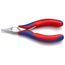 4-1/2" Electronics Pliers w/ Flat Tips and Multi-Component Grips