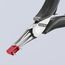 4-1/2" Electronics Pliers w/ Flat Tips, Multi-Component Grips, ESD Handles