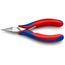 4-1/2" Electronics Pliers w/ Half-Round Tips and Multi-Component Grips