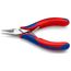 4-1/2" Electronics Pliers w/ Half-Round Tips and Multi-Component Grips