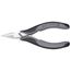 4-1/2" Electronics Pliers w/ Half-Round Tips, Multi-Component Grips, ESD Handles