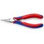 5-3/4" Electronics Pliers w/ Flat Tips and Multi-Component Grips