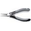 5-3/4" Electronics Pliers w/ Half-Round Tips, Multi-Component Grips, ESD Handles
