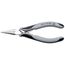 5-3/4" Electronics Pliers w/ Half-Round Tips, Multi-Component Grips, ESD Handles