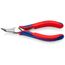 5-3/4" Electronics Pliers w/ Round Tips and Multi-Component Grips, 45-Degree Angle