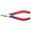 5-3/4" Electronics Pliers w/ Round Tips and Multi-Component Grips, 45-Degree Angle
