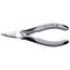 5-3/4" Electronics Pliers w/ Round Tips, Multi-Component Grips, ESD Handles, 45-Degree Angle