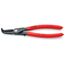 8-1/4" Internal Precision Circlip Pliers w/ Overexpansion Guard, 90-Degree Angle