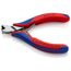 4-1/2" Electronics End Cutting Nippers w/ Multi-Component Grips, No Bevel