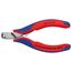 4-1/2" Electronics End Cutting Nippers w/ Multi-Component Grips, No Bevel