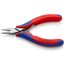 4-1/2" Electronics End Cutting Nippers w/ Multi-Component Grips, 0.8 mm Hard Max
