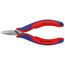 4-1/2" Electronics End Cutting Nippers w/ Multi-Component Grips, 0.8 mm Hard Max