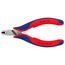4-1/2" Electronics End Cutting Nippers, 27-Degree Angle