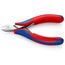 4-1/2" Electronics Diagonal Cutters, Standard Head, Multi-Component Grips