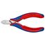4-1/2" Electronics Diagonal Cutters, Standard Head, Multi-Component Grips