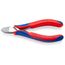 5-1/4" Electronics Diagonal Cutters, Round Head, Multi-Component Grips