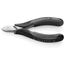 4-1/2" Electronics Diagonal Cutters, Round Head, ESD Handles