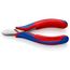 4-1/2" Electronics Diagonal Cutters, Round Head w/out Bevel