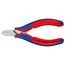 4-1/2" Electronics Diagonal Cutters, Round Head w/out Bevel
