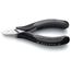 4-1/2" Electronics Diagonal Cutters, Round Head w/out Bevel, ESD Handles