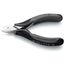 4-1/2" Electronics Diagonal Cutters, Round Head w/out Bevel, ESD Handles