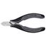 4-1/2" Electronics Diagonal Cutters, Round Head w/out Bevel, ESD Handles
