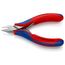 4-1/2" Electronics Diagonal Cutters, Pointed Flat Head