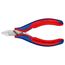 4-1/2" Electronics Diagonal Cutters, Pointed Flat Head