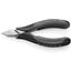 4-1/2" Electronics Diagonal Cutters, Pointed Flat Head, ESD Handles