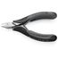 4-1/2" Electronics Diagonal Cutters, Pointed Flat Head, ESD Handles